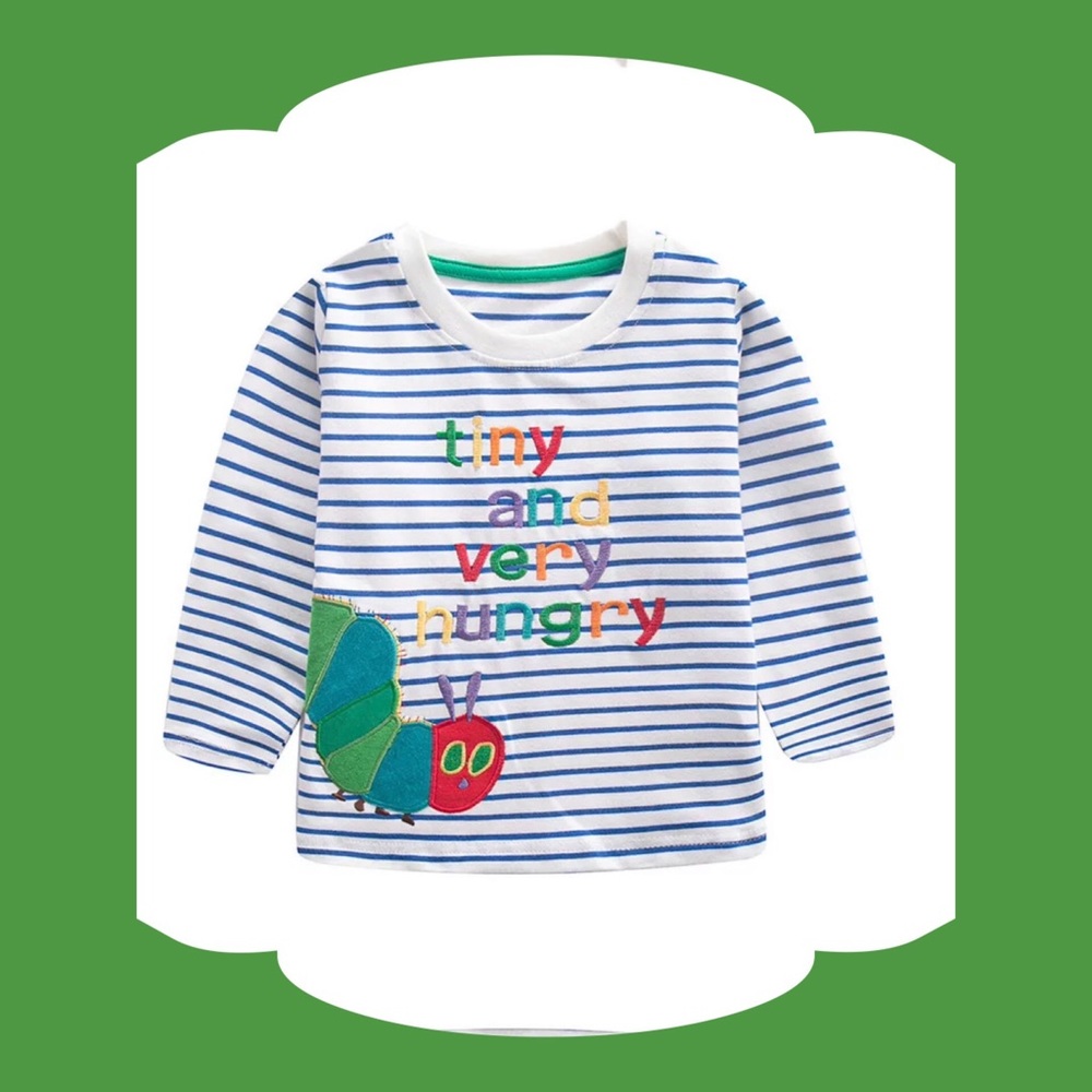 The very hungry caterpillar long sleeve shirt